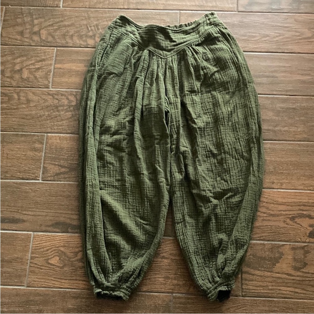 Cotton Flower Clothing Dakini Pants in Olive